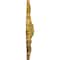 Ekena Millwork Quentin Ceiling Medallion, Hand-Painted Iridescent Gold, 23 1/2"W x 12 1/4"H x 1 1/2"P CM23RO1IGS - alternate 4
